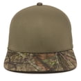 thumbnail image 1 of Outdoor Cap Camo Brim Baseball Hat – High Profile Structured Hunting Cap, Adjustable Snapback, One Size, Green, 1 of 6