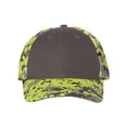 thumbnail image 1 of Outdoor Cap Digital Camo Cap Adjustable Charcoal/ Neon Yellow, 1 of 3