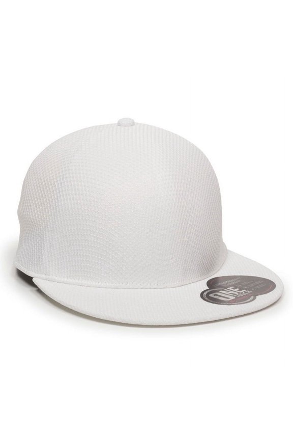 OC Sports EDGE Flexible Fitting Cap - White