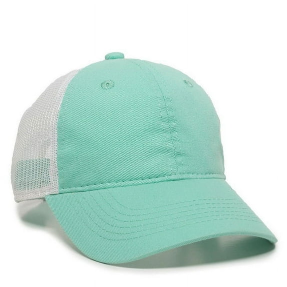 Outdoor Cap FWT-130 Heavy Garment Washed, Mesh Back-Mint/White-Adult