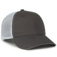 thumbnail image 1 of Outdoor Cap FWT-130SB Pre-Curved Visor-Charcoal/White, 1 of 8