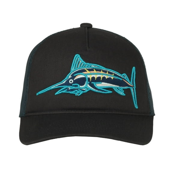 Outdoor Cap Fishing Hat - Swordfish Embroidered Design, Packable Hat - Adult One Size Fits Most