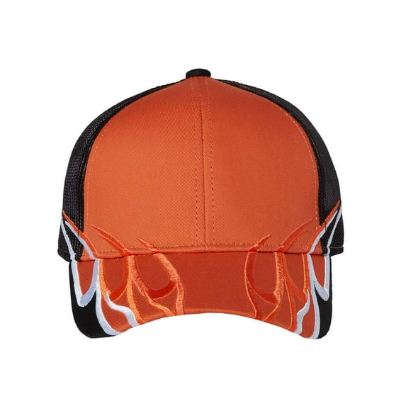 Outdoor Cap Flame Mesh-Back Cap