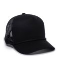 thumbnail image 1 of Outdoor Cap GL-155 High Profile Mesh Back with Cord-Black, 1 of 8