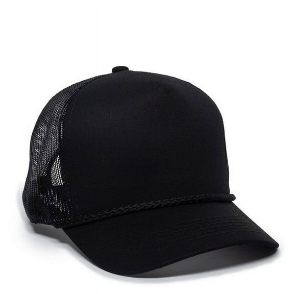 Outdoor Cap GL-155 High Profile Mesh Back with Cord-Black