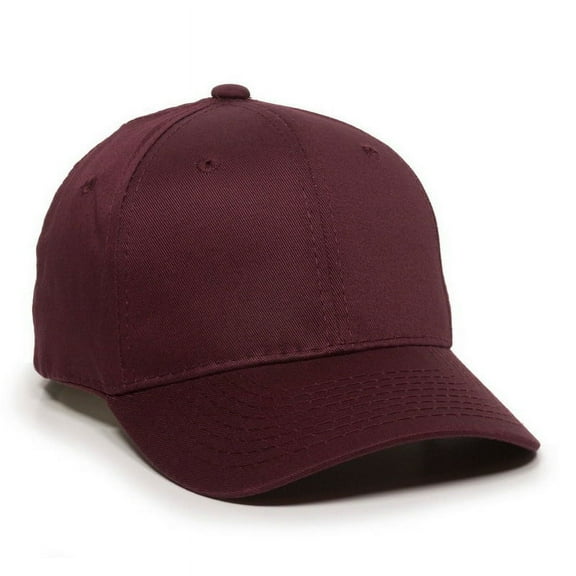 Outdoor Cap GL-271 Mid to Low Profile Basic Cotton Twill-Maroon-Youth