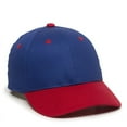 thumbnail image 1 of Outdoor Cap GL-271 Mid to Low Profile Basic Cotton Twill-Royal/Red-Adult, 1 of 8