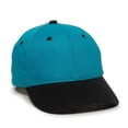 thumbnail image 1 of Outdoor Cap GL-271 Mid to Low Profile Basic Cotton Twill-Teal/Black-Youth, 1 of 8