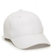 Outdoor Cap GL-271 Mid to Low Profile Basic Cotton Twill-White-Adult