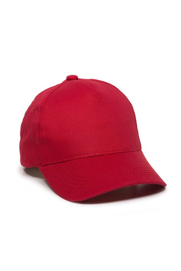 GL-455 5-Panel Cotton Twill-Red-Youth