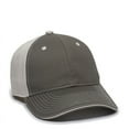 thumbnail image 1 of Outdoor Cap GWT-101 Contrast Sandwich and Eyelets-Olive/Putty, 1 of 8