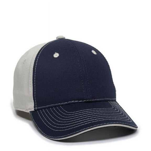 Outdoor Cap GWT-101 Contrast Sandwich and Eyelets-True Navy/Putty