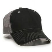 Outdoor Cap GWT-101M Washed Mesh Back-Black/Grey