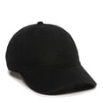 thumbnail image 1 of Black Dad Hat – Low Profile Unstructured Cotton Baseball Cap, Adjustable Tuck Closure, One Size, 1 of 9