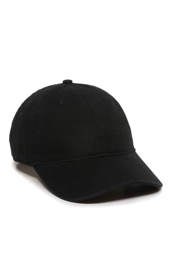 Black Dad Hat – Low Profile Unstructured Cotton Baseball Cap, Adjustable Tuck Closure, One Size