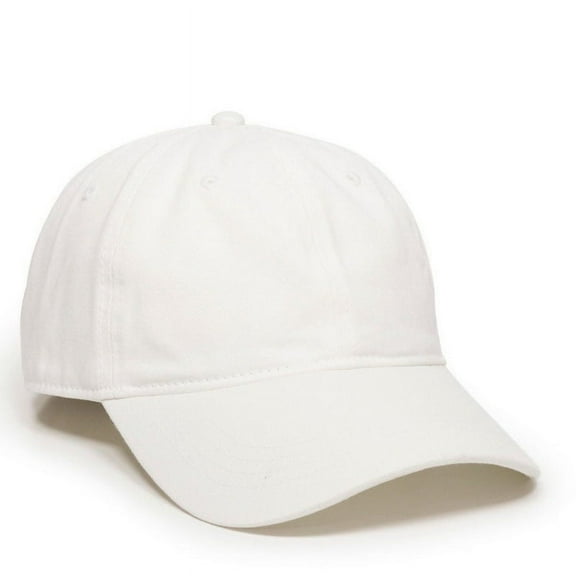 Outdoor Cap GWT-111 Unstructured Garment Washed Twill-White-Adult