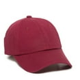 thumbnail image 1 of OC Sports GWT-116  Adj. Garment Wash Cotton Baseball Cap - Cardinal, 1 of 8