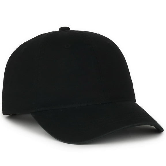 Outdoor Cap GWT-SB Low Crown Cotton Twill Cap-Black