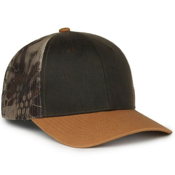 Outdoor Cap HPC-615M Mesh Back Camo-Brown/Kryptek® Highlander®/Brown
