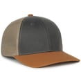 thumbnail image 1 of Outdoor Cap HPD-615M Premium Rugged Trucker Cap-Charcoal/Khaki/DUK, 1 of 8