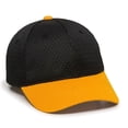 thumbnail image 1 of Outdoor Cap JM-123 Jersey Mesh-Black/Gold-Adult, 1 of 8