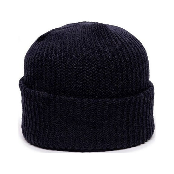 Outdoor Cap KN-275 Cuffed Knit Beanie-Navy