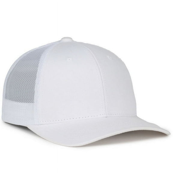 Outdoor Cap MB2020 Premium Trucker Cap-White/White