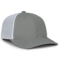 thumbnail image 1 of Outdoor Cap MB2020PF Moisture Wicking Polyester Front Panels-Light Grey/White, 1 of 8