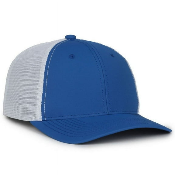 Outdoor Cap MB2020PF Moisture Wicking Polyester Front Panels-Royal/White