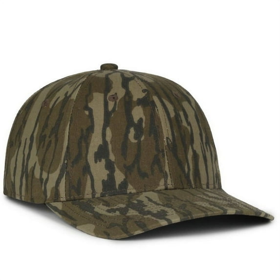 Outdoor Cap MB2021CAMO Canvas Camo, Structured-Mossy Oak Original Bottomland
