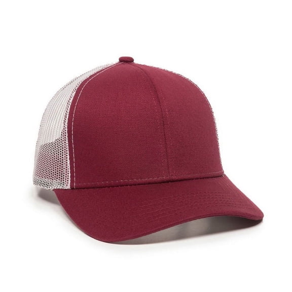 Outdoor Cap MBW-600 Mesh Back-Maroon/White
