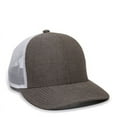 thumbnail image 1 of Outdoor Cap MBW-800CB Chambray Platinum Series Mesh Back Cap-Heathered Brown/White, 1 of 8