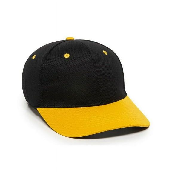 Outdoor Cap MWS25 ProTech Mesh, Structured-Black/Gold-XS/S