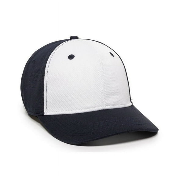 OC Sports MWS25 Flexible Fitting Cap - White Navy Navy
