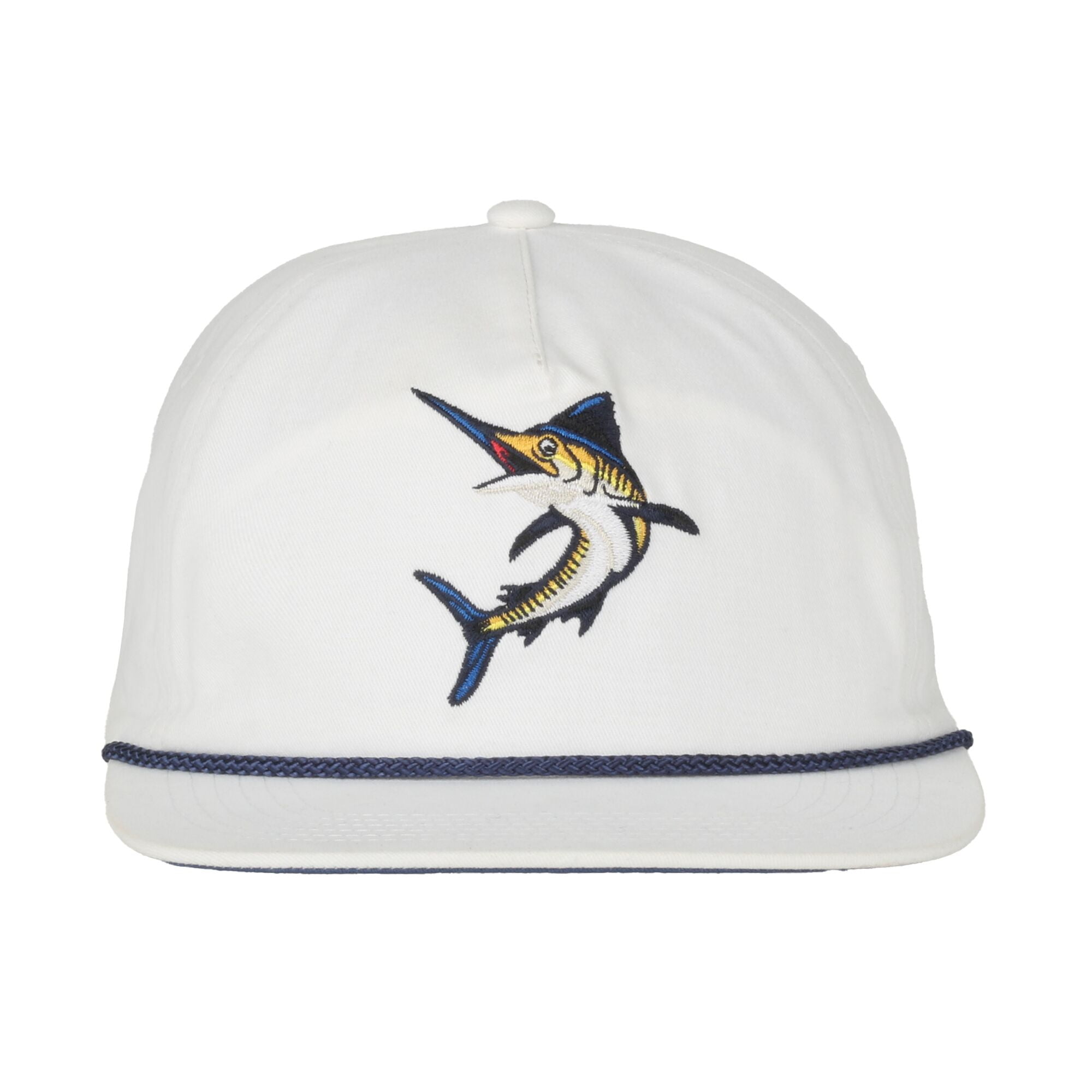 Flst Rope Outdoor Cap Marlin Fishing Cap, Snapback, Rope Accent, Flat Bill Hat ...