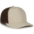 thumbnail image 1 of Outdoor Cap OC106 Structured 7-Panel Cap-Heathered Stone/Brown, 1 of 8