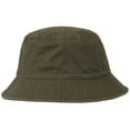 thumbnail image 1 of Outdoor Cap Bucket Hat – Unstructured Washed Cotton Sun Hat, One Size Fits Most, Olive Green, 1 of 9
