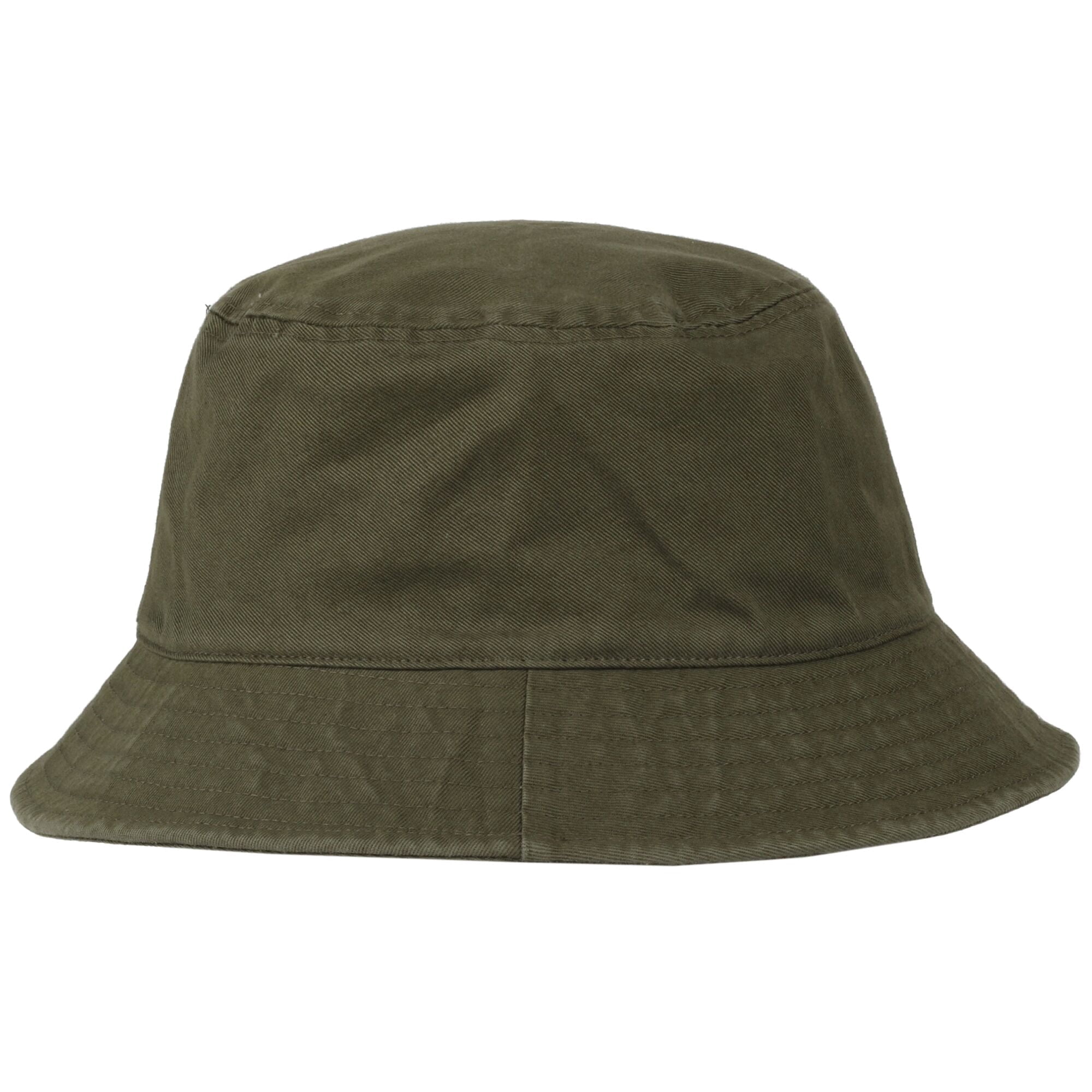 Outdoor Cap Bucket Hat – Unstructured Washed Cotton Sun Hat, One Size Fits Most, Olive Green
