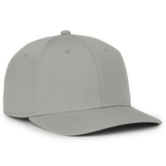 Outdoor Cap OC360PF Pro Round Crown Performance Cap-Light Grey