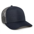 thumbnail image 1 of OC Sports OC502M Laser Perforated Font Panel Cap - Navy Charcoal Charcoal, 1 of 8