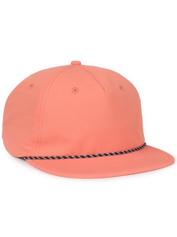 OC504 Half Moon Mesh Stay Hat-SALMON