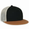 thumbnail image 1 of Outdoor Cap OC510HP Rounded Flat Visor-Black/Stone/DUK, 1 of 8