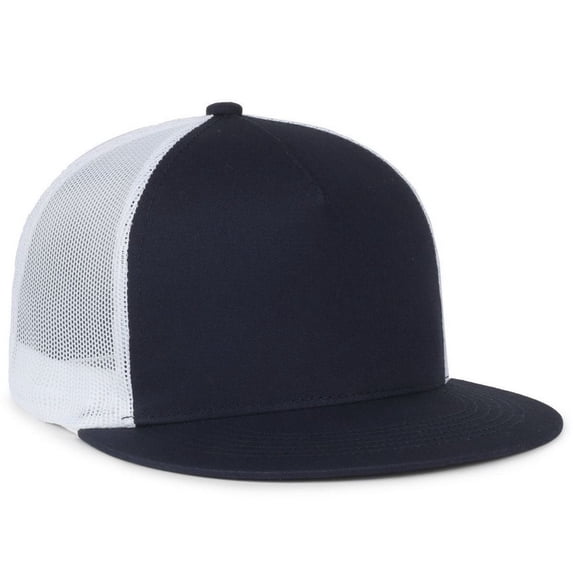 Outdoor Cap OC510HP Rounded Flat Visor-Navy/White