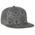 thumbnail image 1 of Outdoor Cap OC510P Printed 5-Panel Mesh Back Cap-Smokey-Aztec-Dark-Grey, 1 of 8