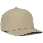 Outdoor Cap OC550PF Performance 5 Panel Cap-Khaki