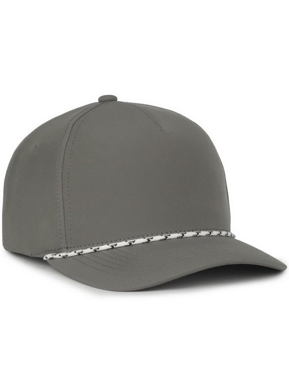 OC550PF Structured Solid Back Hat - CHARCOAL
