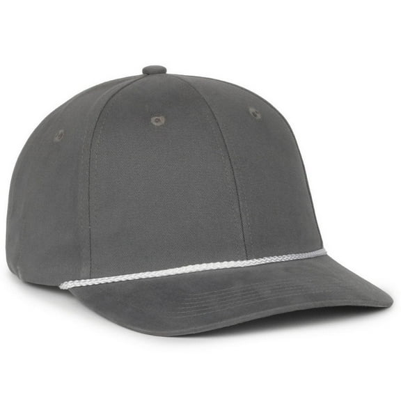Outdoor Cap OC602 Mid Crown Structured Cap-steel
