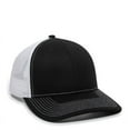 thumbnail image 1 of Outdoor Cap OC771 Premium Trucker Cap-Black/White-XL, 1 of 8