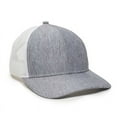 thumbnail image 1 of Outdoor Cap OC771 Premium Trucker Cap-LN Heathered Grey/White-Adult, 1 of 8