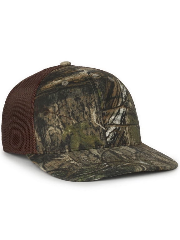 Mossy Oak DNA Camo Trucker Hat – Structured Hunting Cap with Mesh Back, Pro Round Crown, Adjustable Snapback